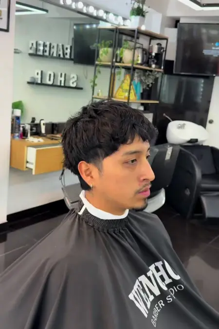 Corte con textura natural